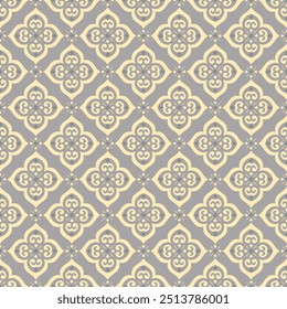 Vetor de luxo padrão sem emenda. Ornamento, tradicional, étnico, árabe, turco, indiano motivos. Ótimo para tecido e têxtil, papel de parede, design de embalagem ou qualquer ideia desejada.