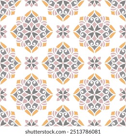Luxuriöses, nahtloses Vektormuster. Ornament, Traditionelle, Ethnische, Arabische, Türkische, Indische Motive. Ideal für Stoff und Textilien, Tapeten, Verpackungsdesign oder jede gewünschte Idee.
