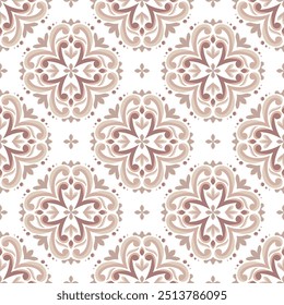 Vetor de luxo padrão sem emenda. Ornamento, tradicional, étnico, árabe, turco, indiano motivos. Ótimo para tecido e têxtil, papel de parede, design de embalagem ou qualquer ideia desejada.