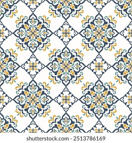 Luxury vector seamless pattern. Ornament, Traditional, Ethnic, Arabic, Turkish, Indian motifs. Great for fabric and textile, wallpaper, packaging design or any desired idea.