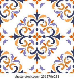 Patrón sin costuras de Vector de lujo. Ornamento, tradicional, étnico, árabe, turco, motivos indios. Ideal para tela y textiles, Fondo de pantalla, diseño de embalaje o cualquier idea deseada.