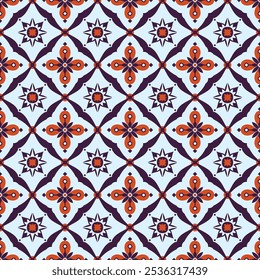 Luxury vector seamless pattern. Ornament, Traditional, Ethnic, Arabic, Turkish, Indian motifs. Great for fabric and textile, wallpaper, packaging design or any desired idea.