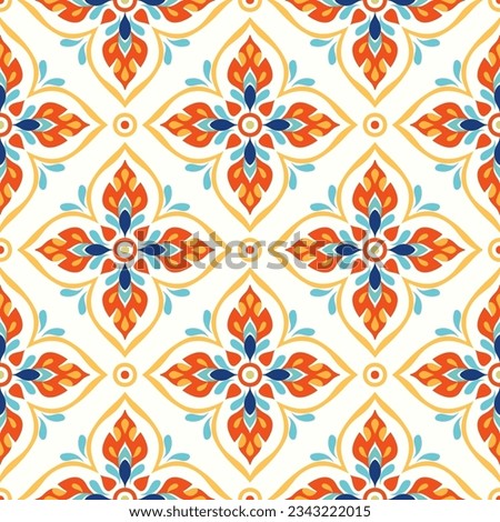 Luxury vector seamless pattern. Ornament, Traditional, Ethnic, Arabic, Turkish, Indian motifs. Great for fabric and textile, wallpaper, packaging design or any desired idea.
