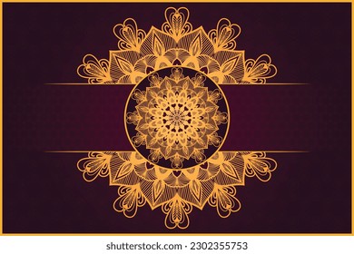 Luxury vector symbol collection ornamental mandala background premium geometric colorful pattern design template.