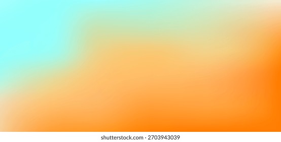Luxury vector texture with mint, peach, and teal tones, artistic orange, blue gradient design