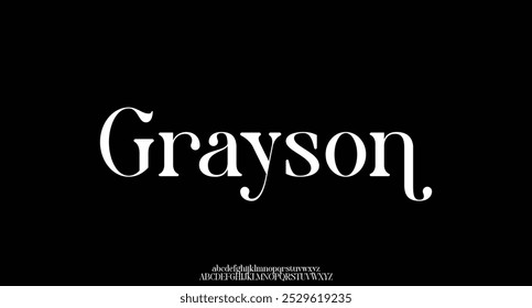 Luxo vintage alfabeto letras fonte e número. Tipografia elegante clássico lettering serif fontes decorativo casamento conceito retro. ilustração vetorial