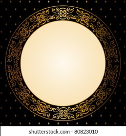Luxury vintage background. Vector