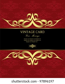  Luxury vintage card