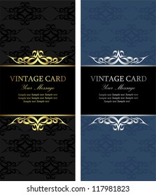 Luxury vintage cards