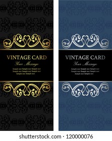 Luxury vintage cards