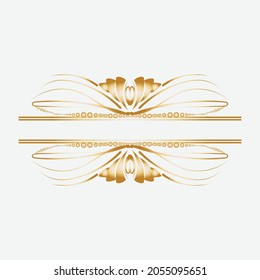 Luxury Vintage Frame Png Gold Wedding Invitation Clipart Gold Luxury Frame Border png vector gold border golden frame border
