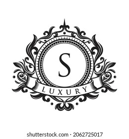 Luxury vintage logo vector design
