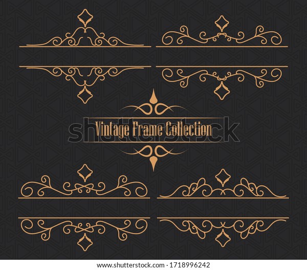 Luxury vintage\
ornamental frame\
collection