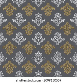 Luxus Vintage Nahtloses Muster, eleganter Hintergrund