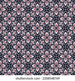 Luxury vintage seamless pattern. Overlapping art forms, stripes, polygons, segments are grouped and arranged in a certain order. Vector. 