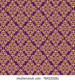 Luxury vintage seamless pattern vector background