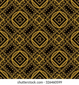 Luxury vintage seamless. Vector retro monogram. EPS illustration