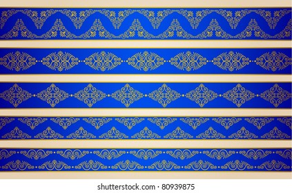 Luxury Vintage tapestry background. Vector