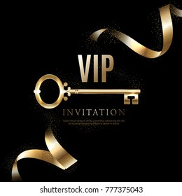 Luxury vip invitation