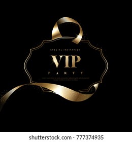 Luxury vip invitations and coupon backgrounds