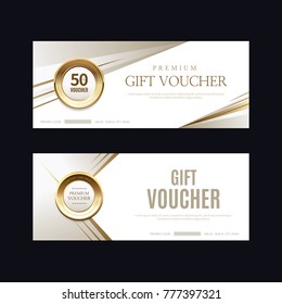 Luxury vip invitations and coupon backgrounds