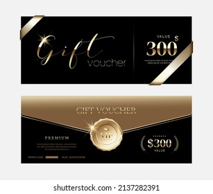 Luxury Voucher And Vip Coupon Backgrounds