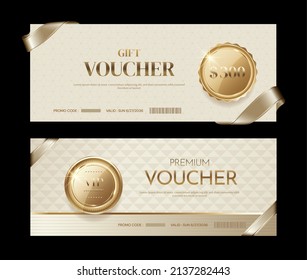 Luxury Voucher And Vip Coupon Backgrounds