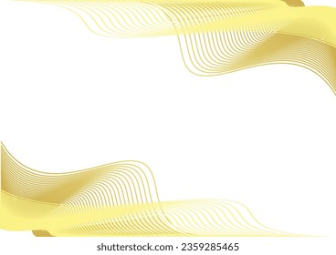 diseño de fondo moderno de líneas de onda lujosas