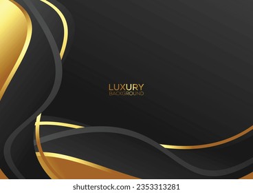 diseño de fondo moderno de ola de lujo