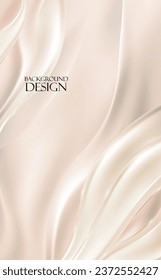 Luxury wave and ripple style background design.