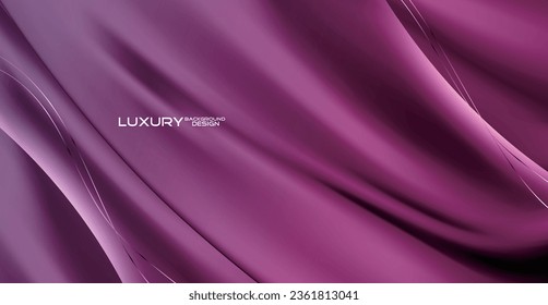 Luxury wave style abstract background design.