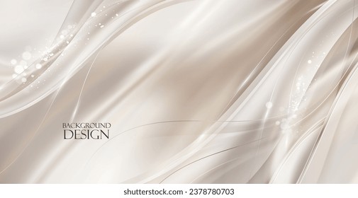 Luxuriöses Design im Wellenstil.