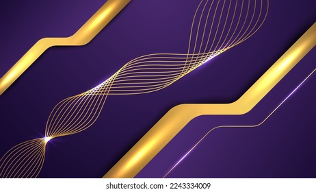 Luxuriöses, violettes Farbverlauf-Hintergrunddesign