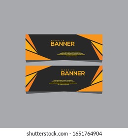 Luxury web banner design, Professional web banner design, banner design vector