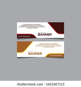 Luxury web banner design, Professional web banner design, banner design vector