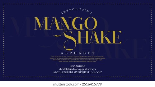 Fonte do alfabeto do casamento de luxo. Tipografia decorativa elegante clássico lettering serif fontes vintage retro para logotipo. ilustração vetorial