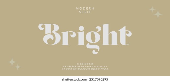 Fonte do alfabeto do casamento de luxo. Tipografia decorativa elegante clássico lettering serif fontes vintage retro para logotipo. ilustração vetorial