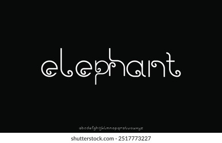 Luxury wedding alphabet font. Typography decorative elegant classic lettering serif fonts vintage retro for logo.