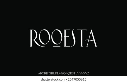 Luxury wedding alphabet font. Typography decorative elegant classic lettering serif fonts vintage retro for logo.