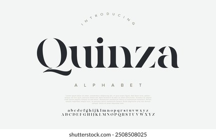 Fonte de letras do alfabeto do casamento de luxo. Tipografia elegante clássico fontes serif e vintage conceito retro para logotipo branding.