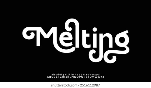 Luxo casamento alfabeto letras fonte com caudas. Tipografia elegante clássico fontes serif e número decorativo vintage conceito retro para logotipo branding.