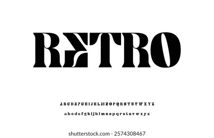 Luxury wedding alphabet letters font with tails. Typography elegant classic lettering serif fonts and number decorative vintage retro concept for logo branding. vector illustration