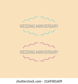 Luxury Wedding Creative Labels isolated on Recycle Beige Paper 