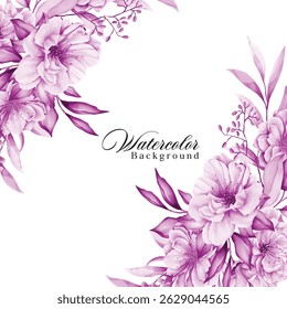Luxury wedding invitation card rose template. Watercolor card with gold line art, eucalyptus, colorful floral, leaves. Elegant botanical Floral vector template with lily flower background. 
