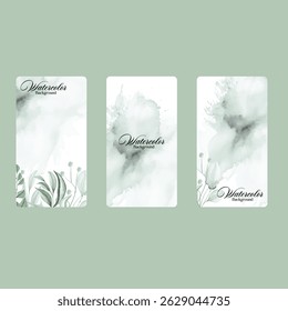 Luxury wedding invitation card rose template. Watercolor card with gold line art, eucalyptus, colorful floral, leaves. Elegant botanical Floral vector template with lily flower background. 