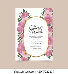 Luxury Wedding invitation floral design card_10. Wedding ornament concept. Floral poster, invite. Vector decorative greeting card or invitation design background. 