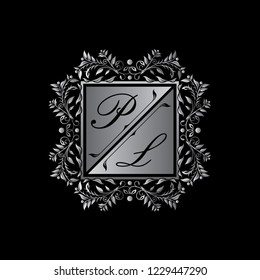 Luxury Weeding Logo , PL Letter Logo