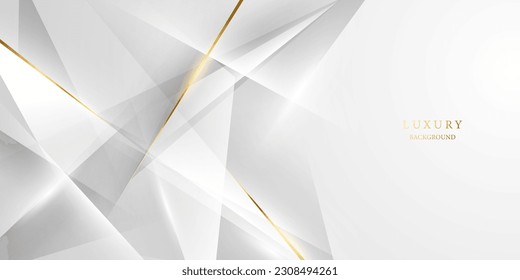 luxury white abstract background with glittering golden elements vector illustration