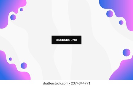 Luxuriöser weißer abstrakter Hintergrund mit Wave Gradient Minimalist Moderner Stil für Tapete, Web, Element, Banner, Landing Page, etc.