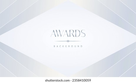 Luxury white award graphic background. Template luxury premium corporate abstract design. Template banner certificate. Modern design concept. Vector illustration.